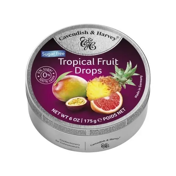 Cavendish & Harvey Sugar Free Tropical Fruit 175g