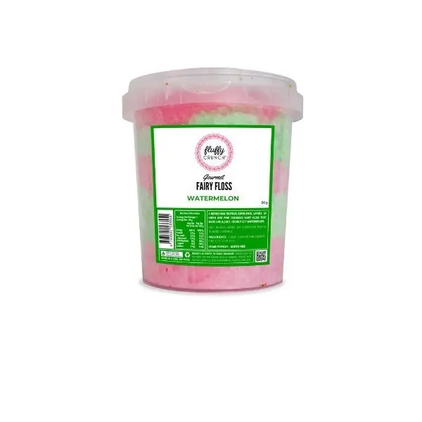 Fluffy Crunch Watermelon Fairy Floss 50g