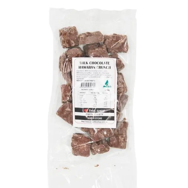 250g Milk Chocolate Hawaiian Crunch