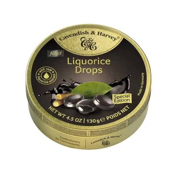 Cavendish & Harvey Liquorice Drops 130g