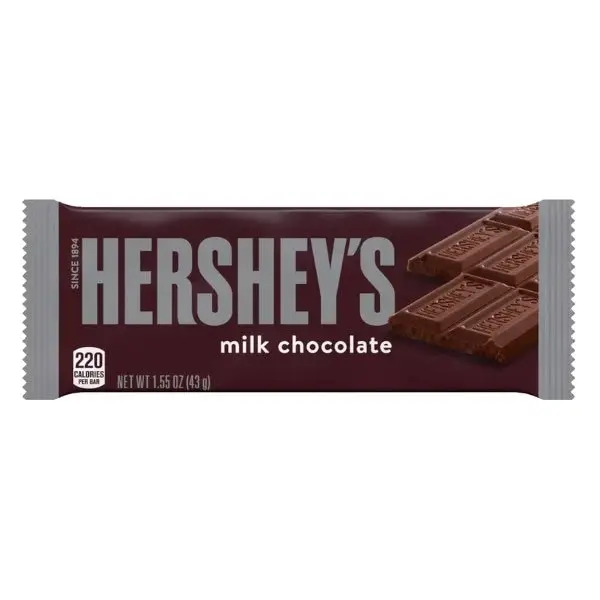 Hersheys Milk Chocolate Bar 43g