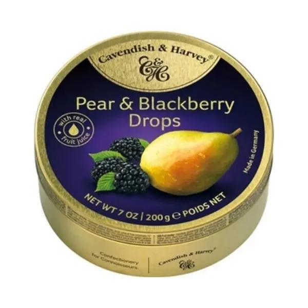 Cavendish & Harvey Pear & Blackberry Drops 200g