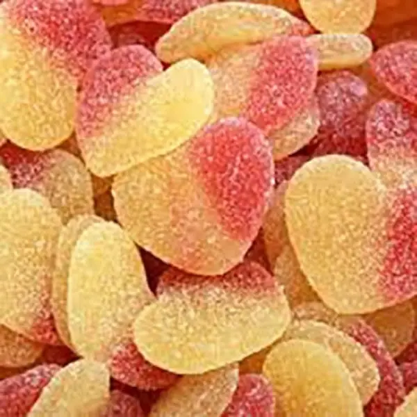 Peach Sour Hearts 1kg