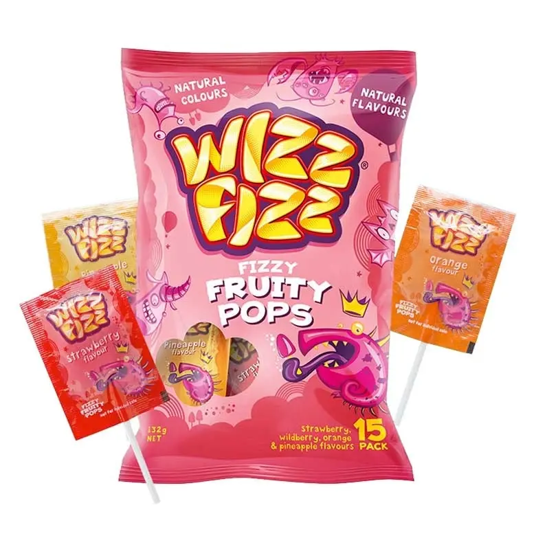 Wizz Fizz Fruity Pops 15pk