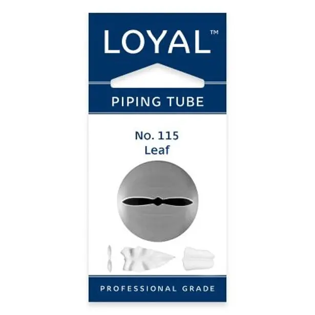 No.115 Leaf Loyal Medium Stainless Steel Piping Tip