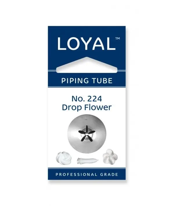 No.224 Drop Flower Loyal Standard Stainless Steel Piping Tip