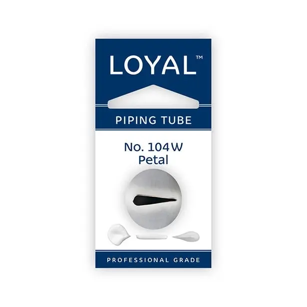 No.104W Petal Loyal Standard Stainless Steel Piping Tip