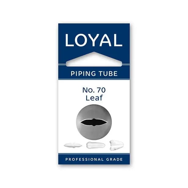 No.70 Leaf Loyal Standard Stainless Steel Piping Tip