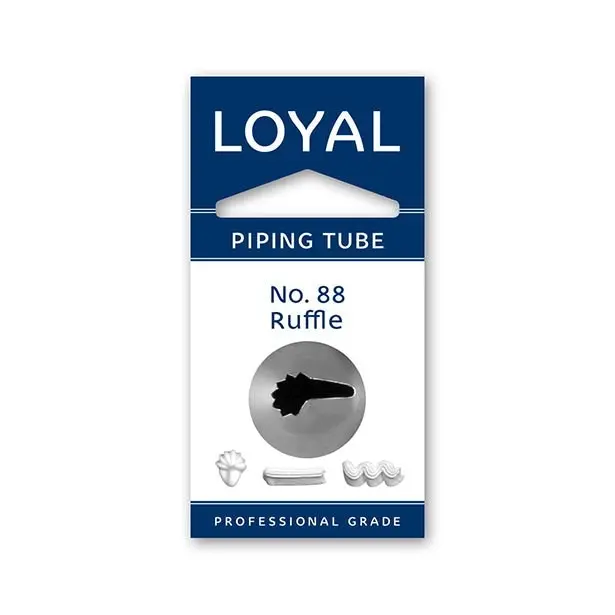 No.88 Ruffle Loyal Standard Stainless Steel Piping Tip