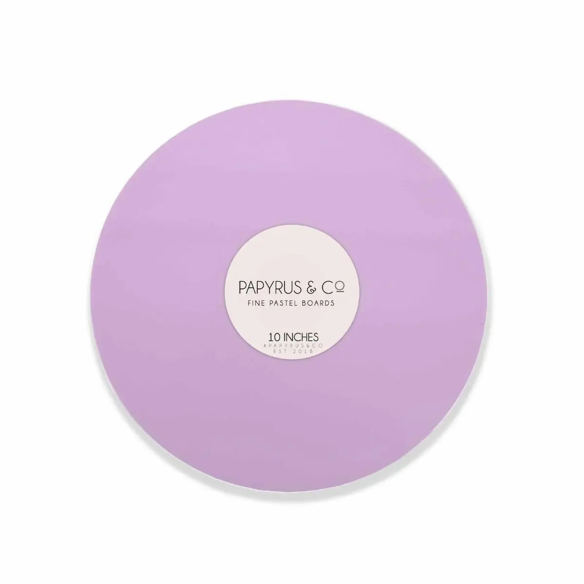 10in Round Masonite Cake Board - Pastel Lilac