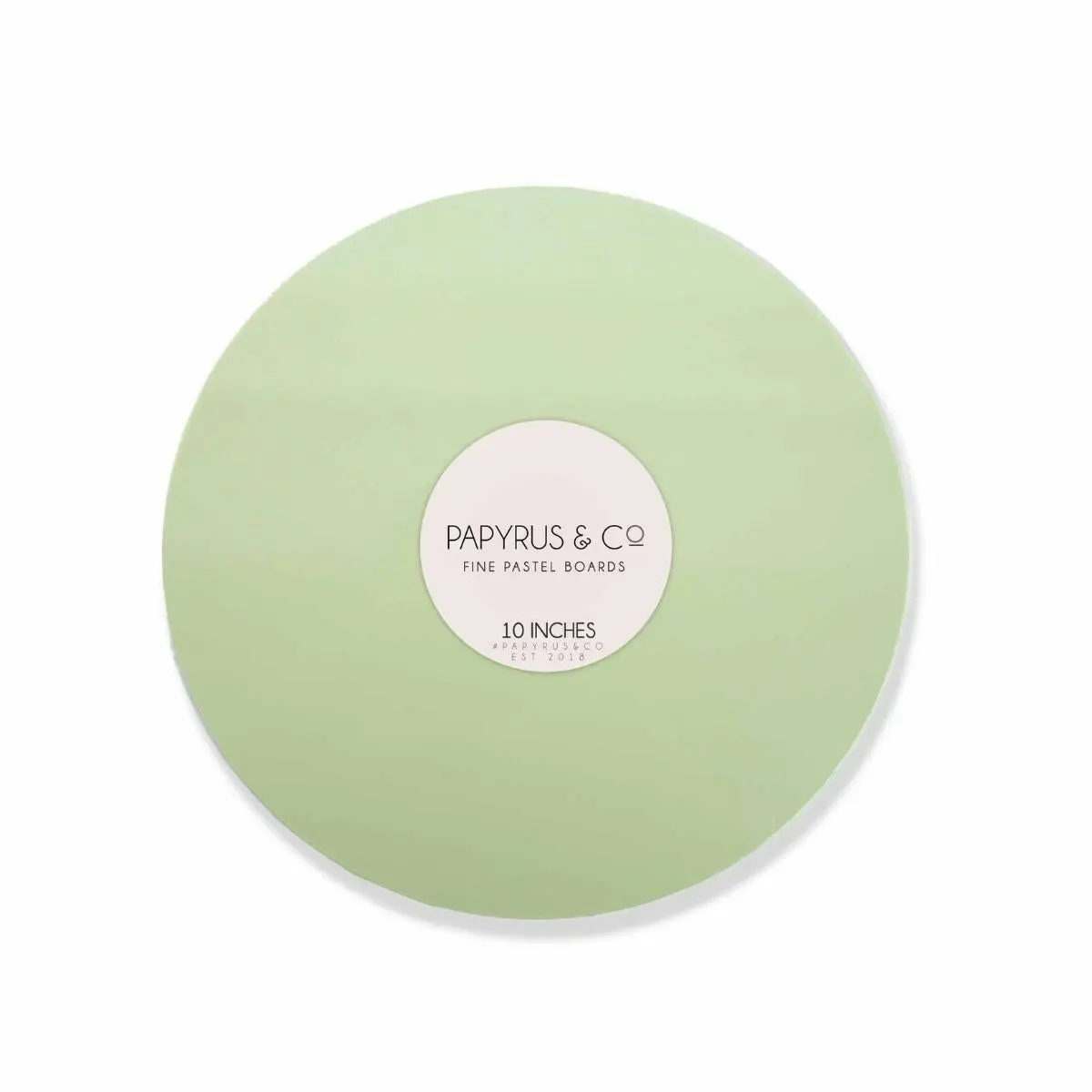 10in Round Masonite Cake Board - Pastel Green