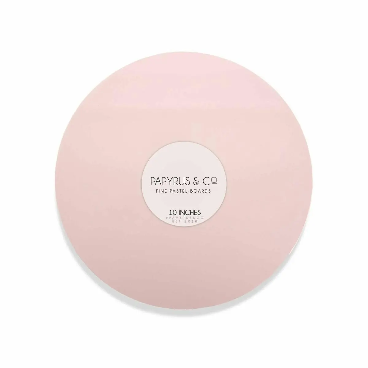 10in Round Masonite Cake Board - Pastel Pink