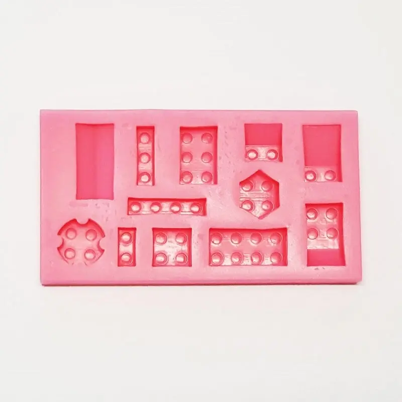 12 Bricks/Legos Silicone Fondant Mold