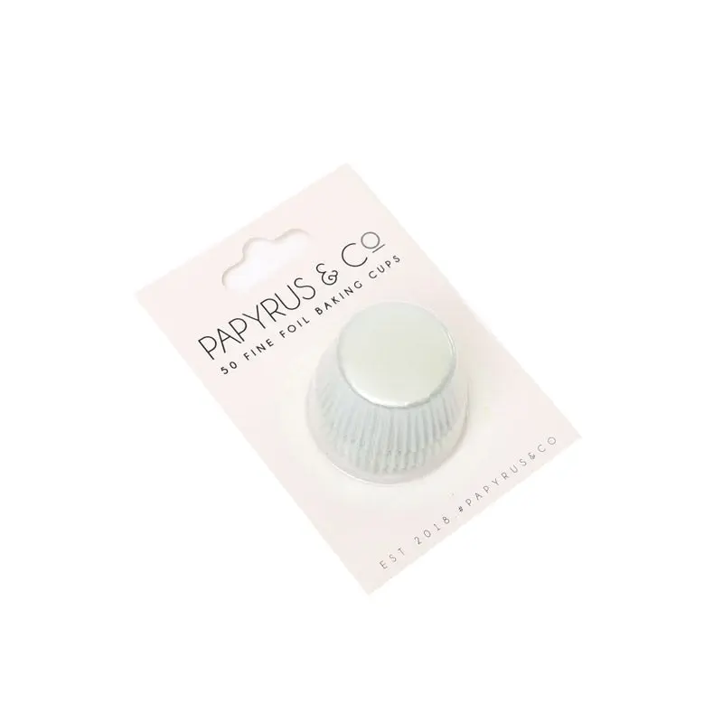 50pk White Foil Mini Baking Cups (35mm base)