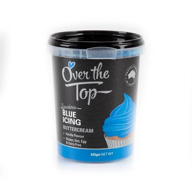 Over The Top Buttercream - Blue 425g