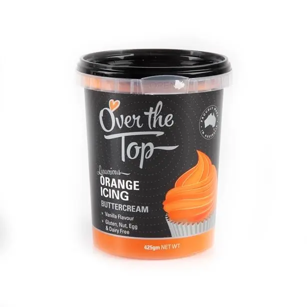 Over The Top Buttercream - Orange 425g