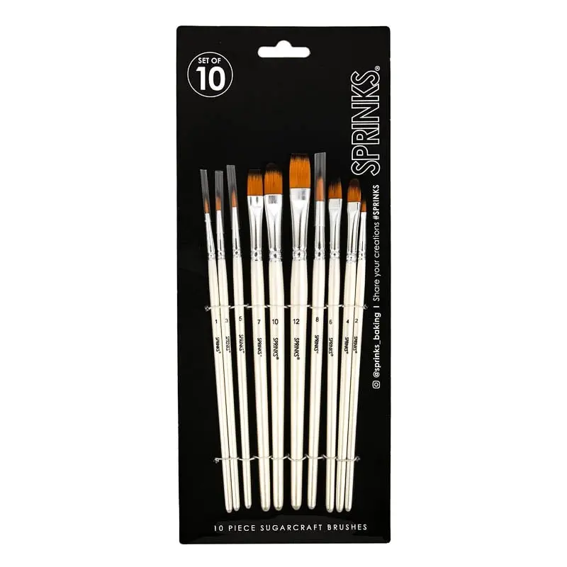 Sugar Crafty Sugarcraft Brushes - Set of 10