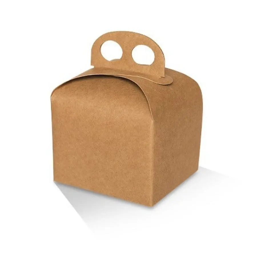 25pk Small Kraft Cake Box (110x95x89mm)