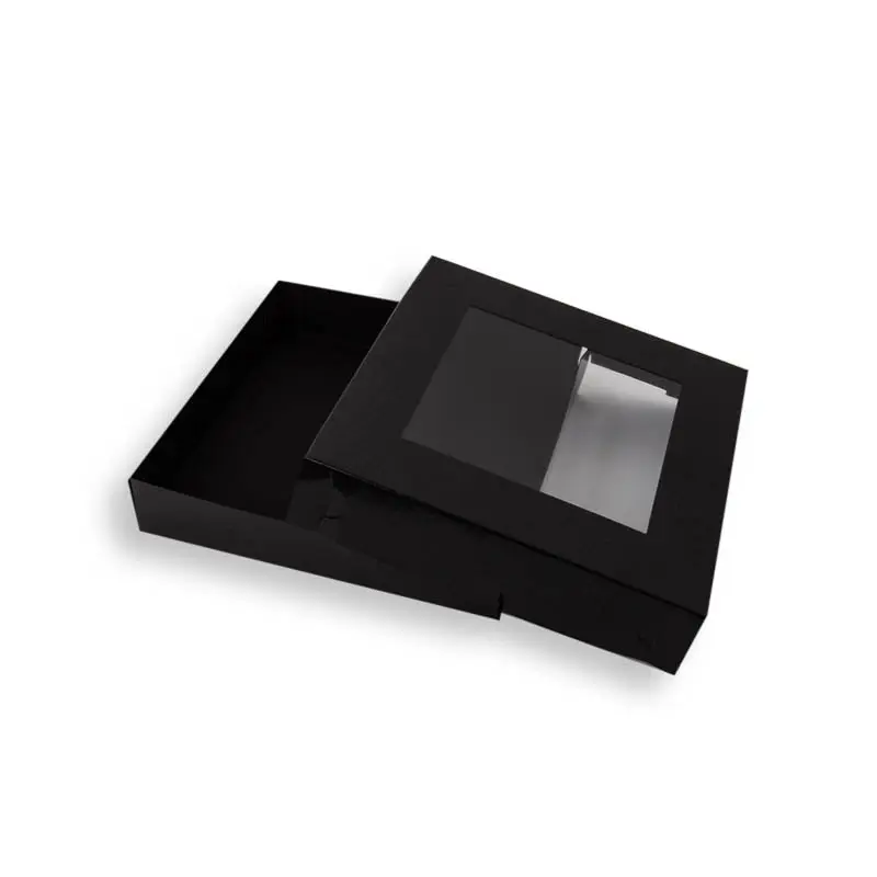 Black Biscuit Box 6x6x1.2in