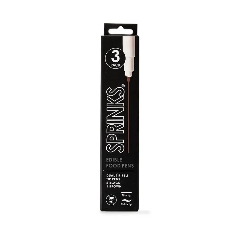 3pk Sprinks Essentials Edible Food Pen Set