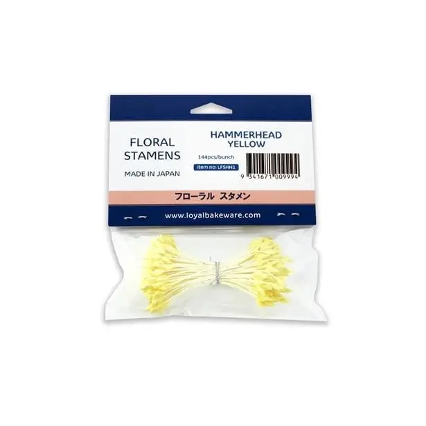 Yellow Hammerhead Double Sided Loyal Stamen 144pcs