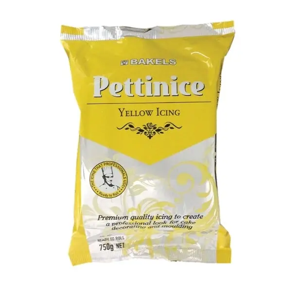 750g Yellow Bakels Pettinice Ready-to-roll Fondant