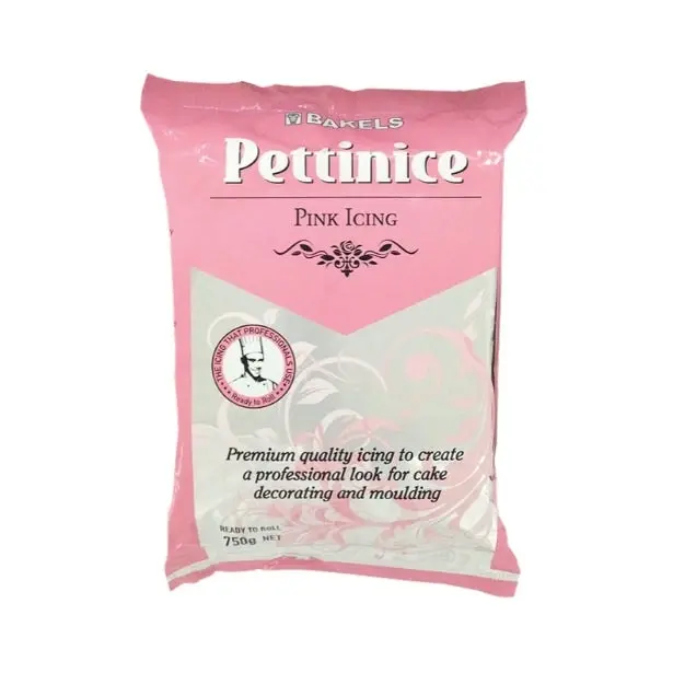 750g Pink Bakels Pettinice Ready-to-roll Fondant