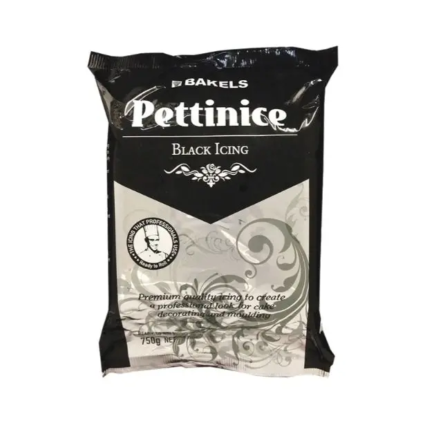 750g Black Bakels Pettinice Ready-to-roll Fondant