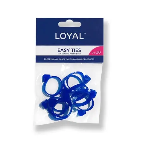 10pk Loyal Silicone Easy Ties