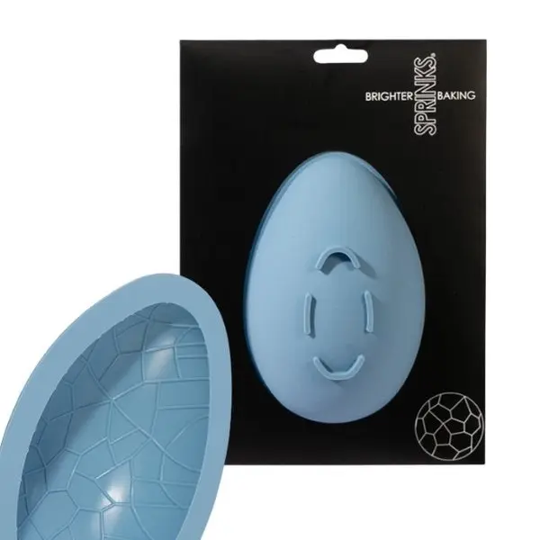 Sprinks Large Crackle Easter Egg Silicone Mould