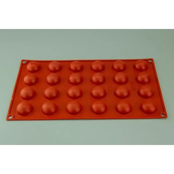 24 Cavity Hemisphere Silicone Cake & Chocolate Mould