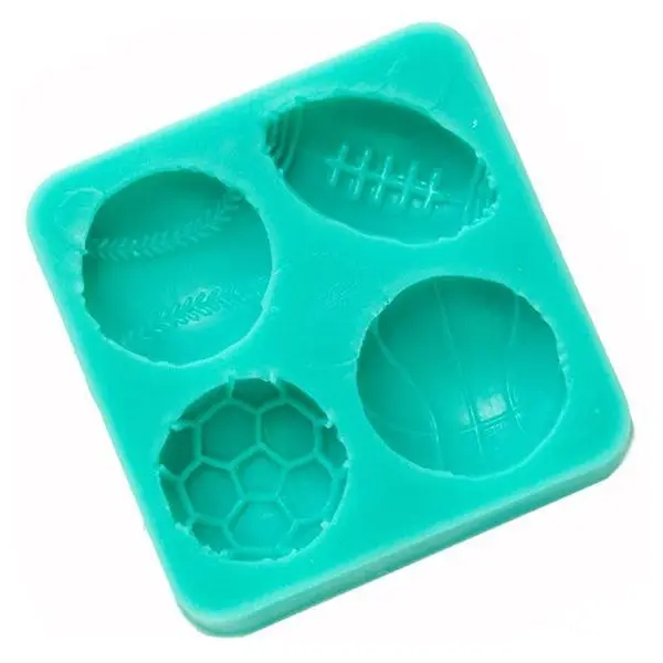 Sports Balls Silicone Fondant  Mould