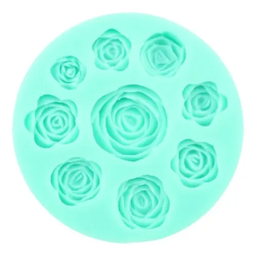 Mixed Roses Silicone Fondant Mould