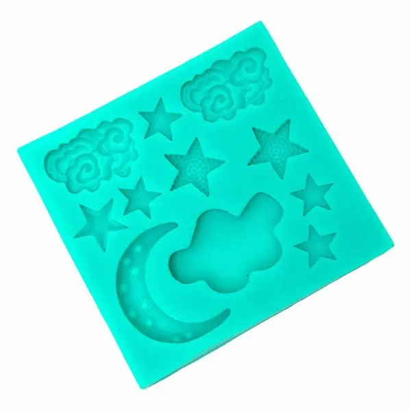 Night Sky Silicone Fondant Mould (8.5x8cm)