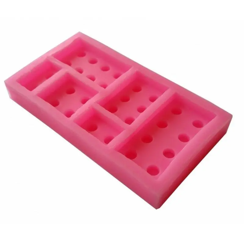 6 Bricks/Legos Silicone Fondant Mold