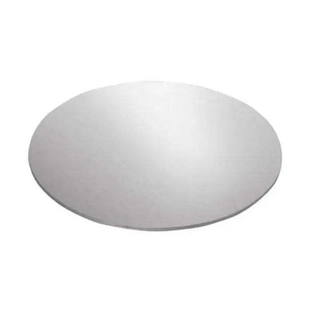 20in Round Masonite Cake Board - Silver