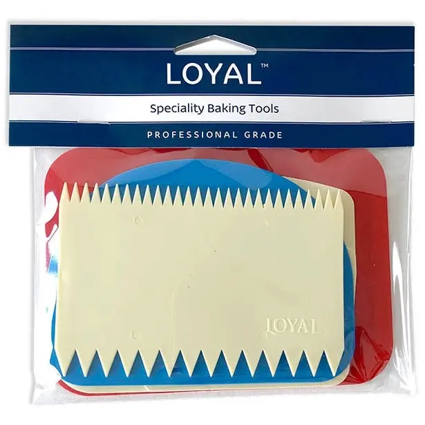 Loyal 4pc Scraper Set (Comb, Half & Quarter Moon, Rectangle)