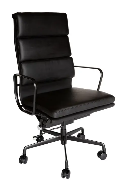 Replica Eames High Back Soft Pad Office Chair | All Black