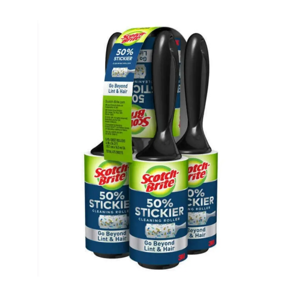 Scotch Brite Lint Roller 5 x 95 Sheets 475 Sheets Total