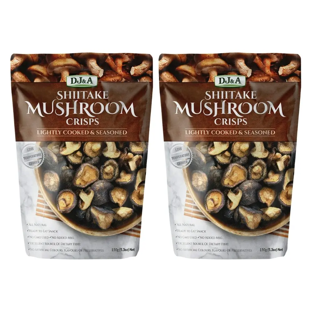 DJ&A Shiitake Mushroom Crisps 300g x 2