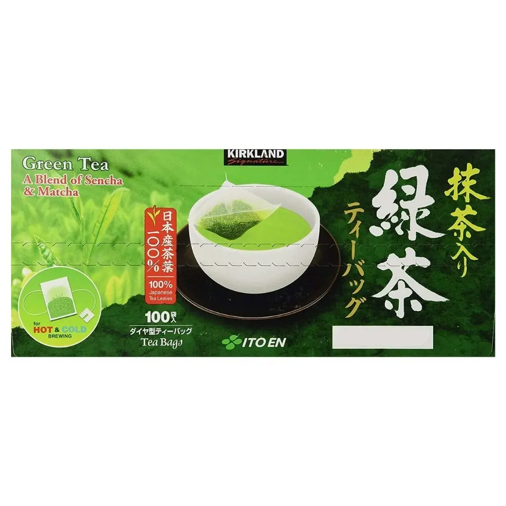 Kirkland Signature Green Tea Sencha and Matcha Tea Bags 100 ct.