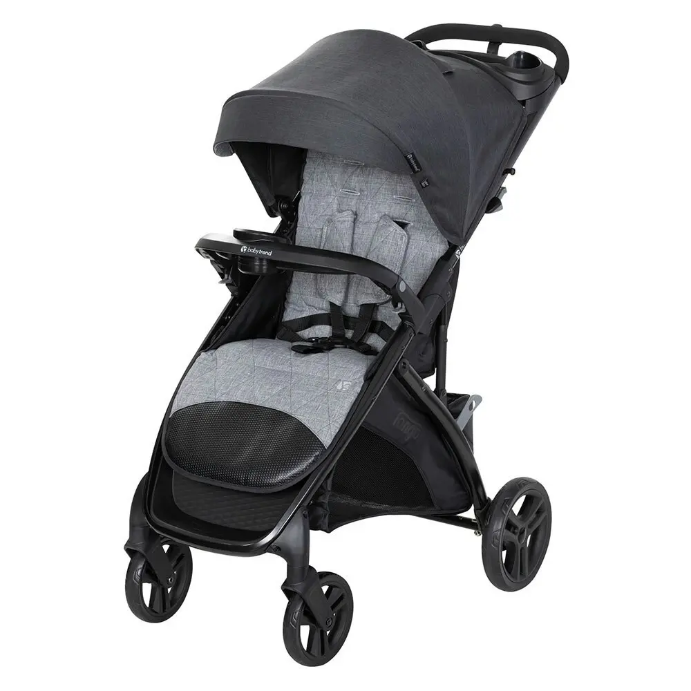 Baby Trend Tango Stroller/Pram w/Canopy UPF50+ Evening Grey Kids/Baby/Toddler