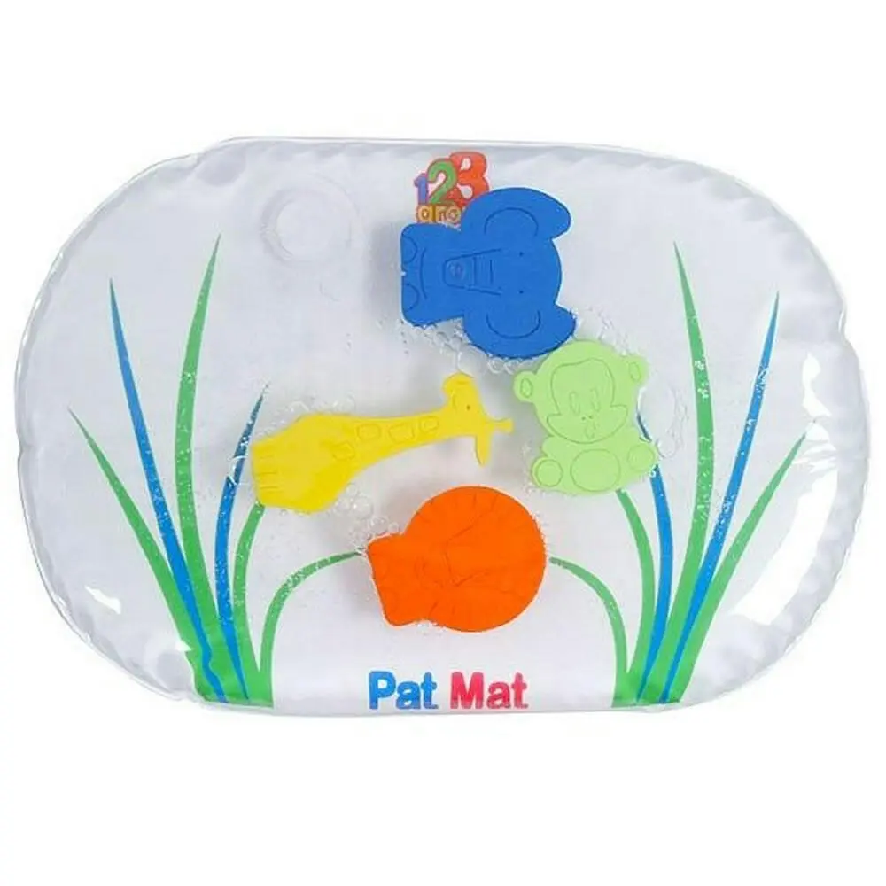 123 Grow 38x23cm Pat Mat Junior Water-Filled Jungle Safari Interactive Baby 6m+