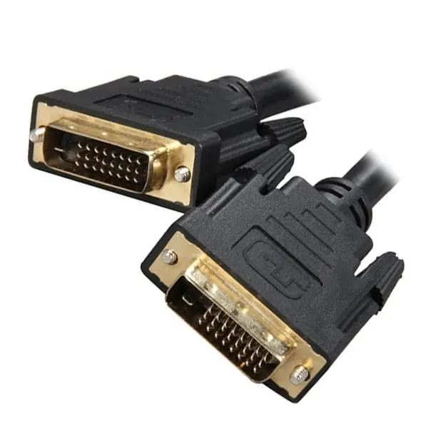 8Ware 2m Dual-Link DVI-D Male 25-pin Cable Adapter/Converter For Computer Black