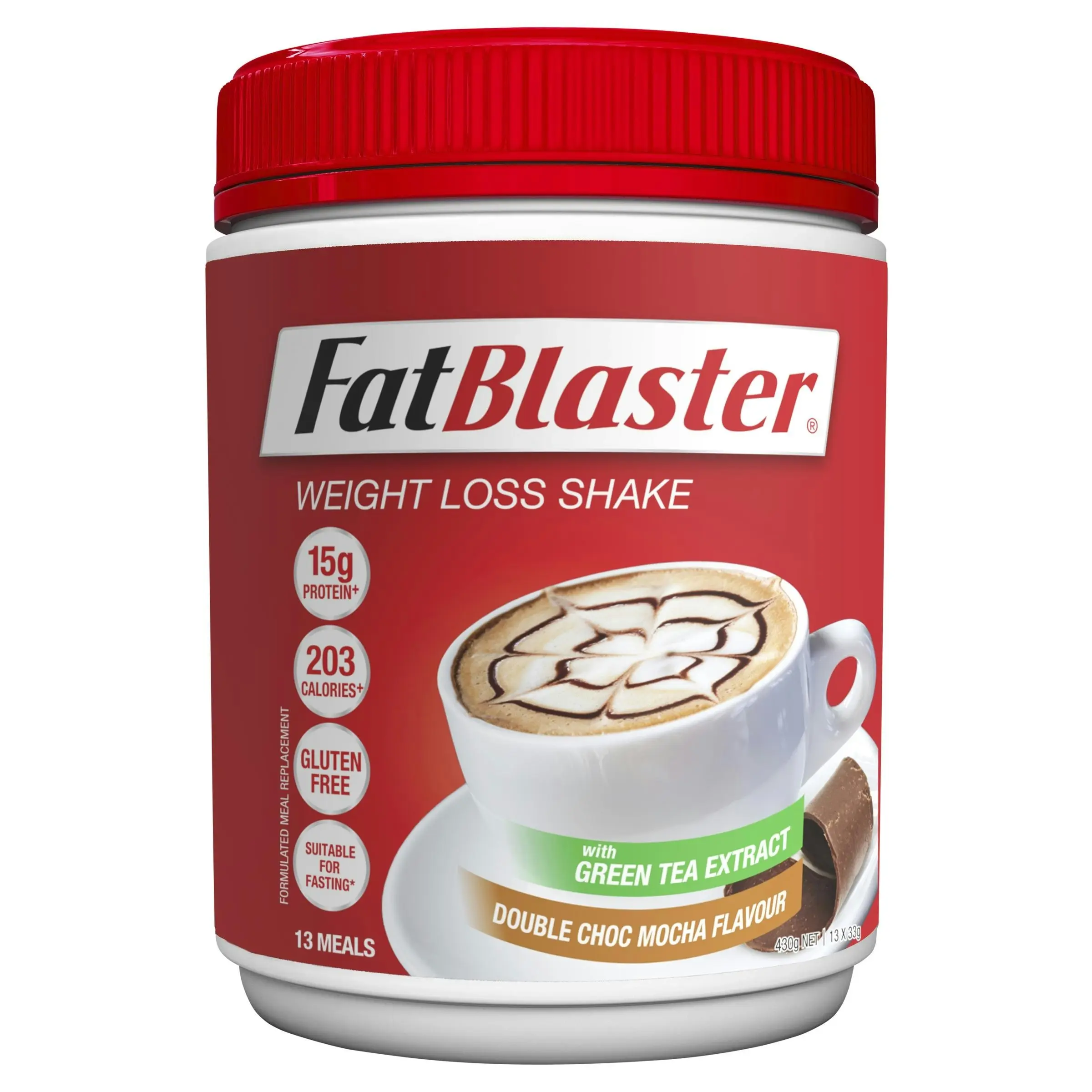 Naturopathica FatBlaster Weight Loss Shake Double Choc Mocha 430g