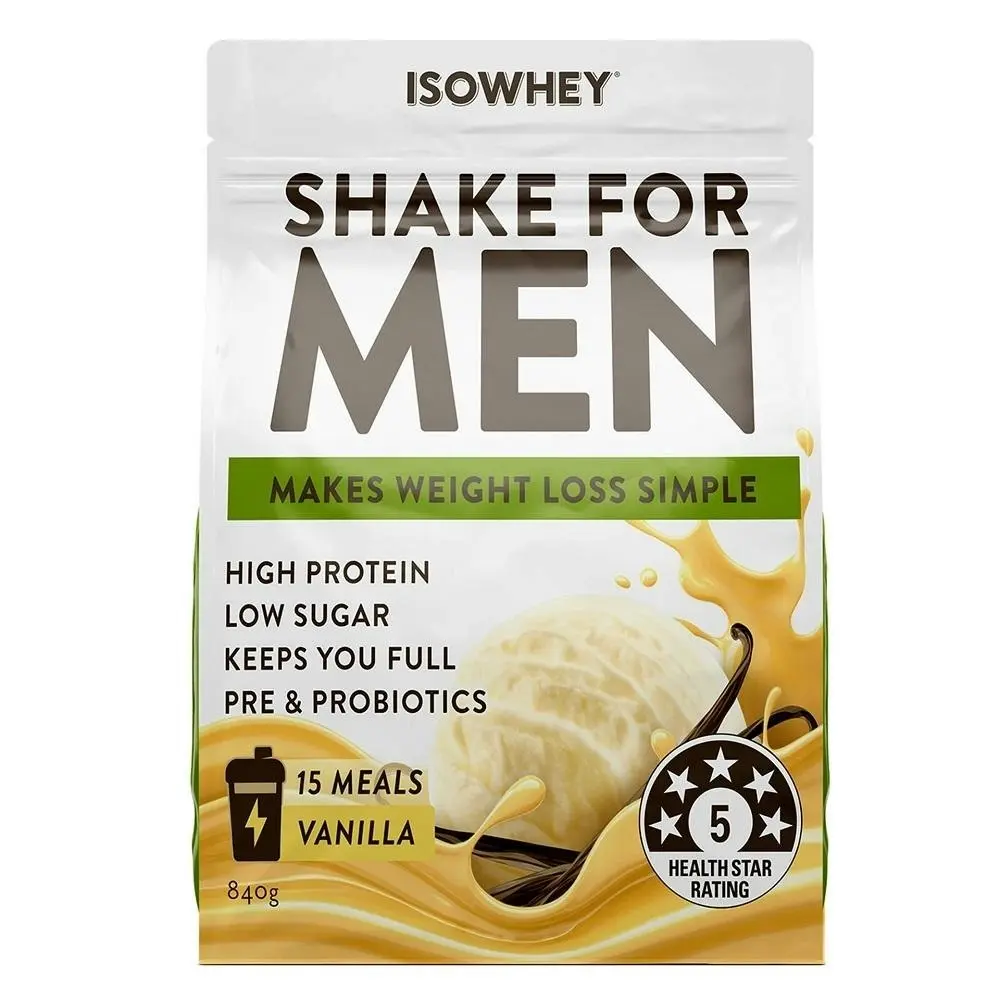 IsoWhey Men's Shake Vanilla 840g