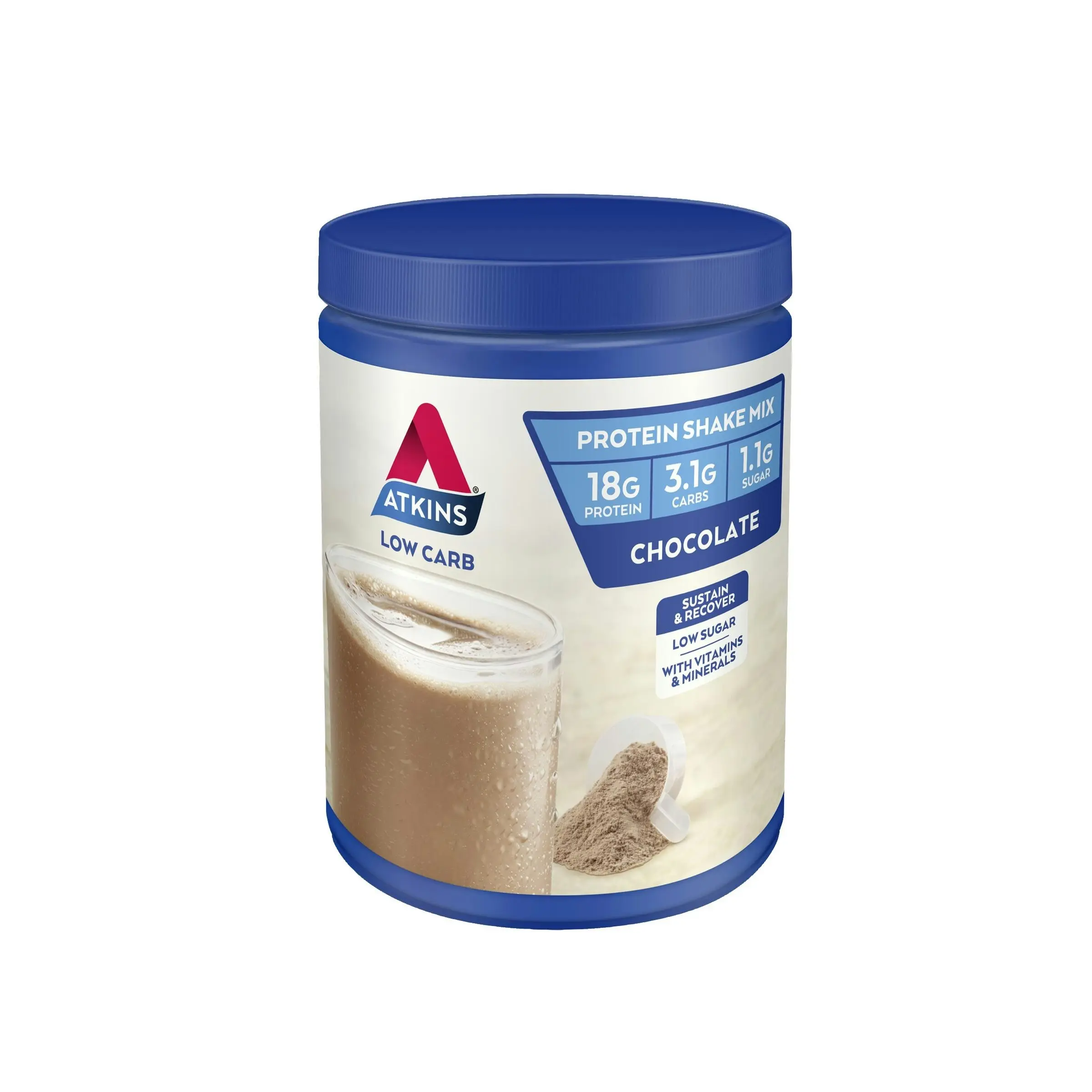 Atkins Advantage Protein Shake Mix Chocolate 330g