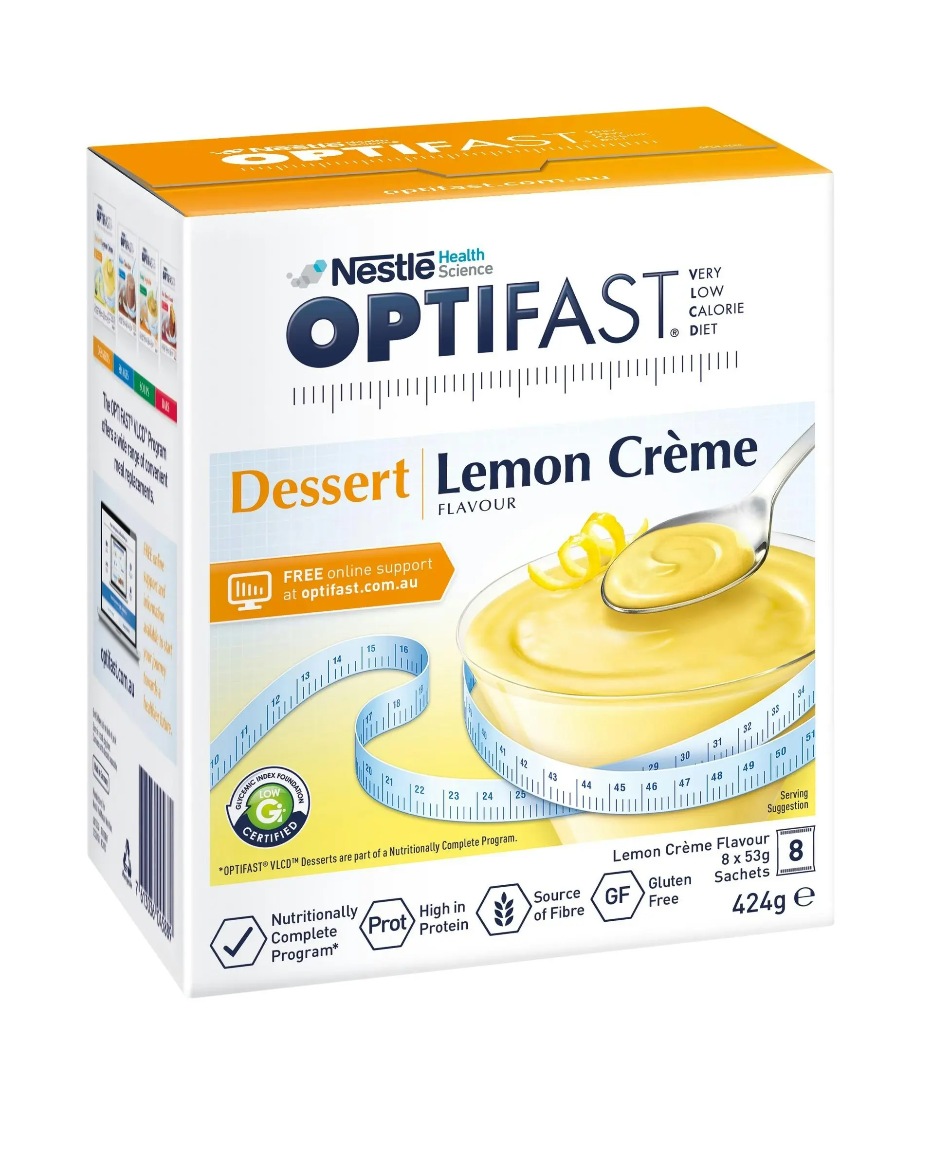 OPTIFAST VLCD Lemon Dessert 8 x 53g