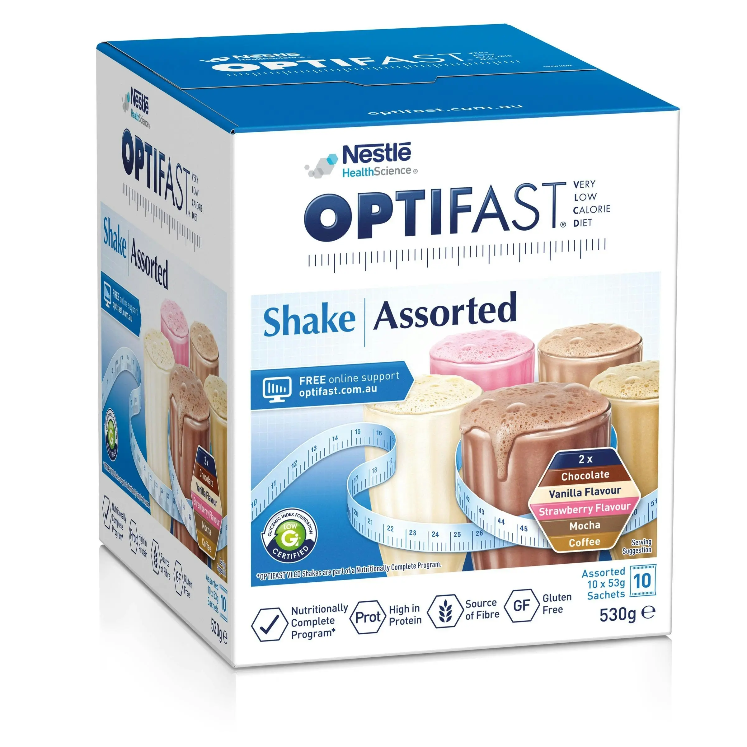 OPTIFAST VLCD Milkshake Assorted Pack 530G