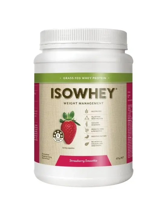 IsoWhey Strawberry Smoothie 672g